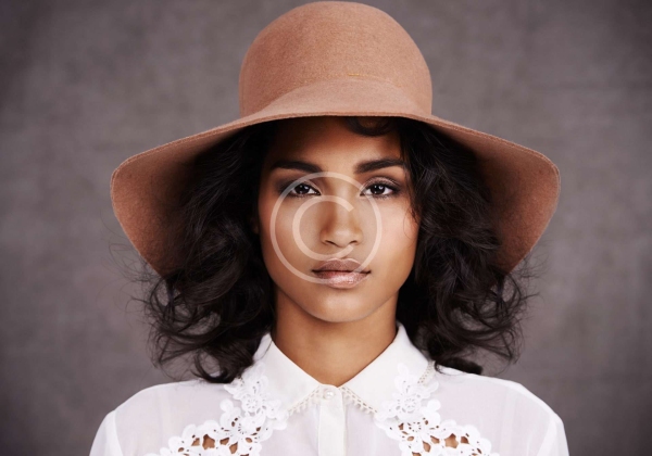 Lady in a Hat - stock image