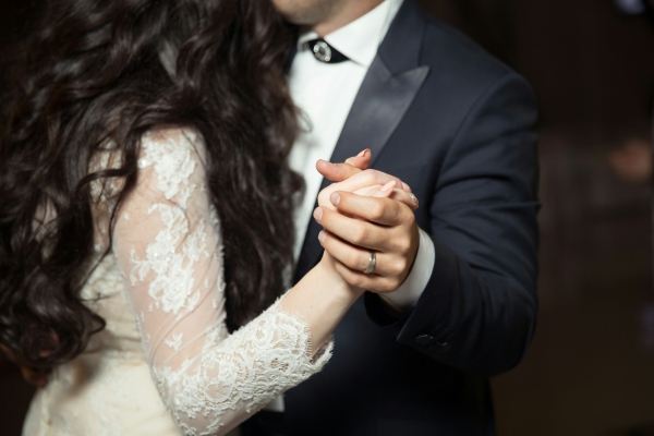 Man and woman dance