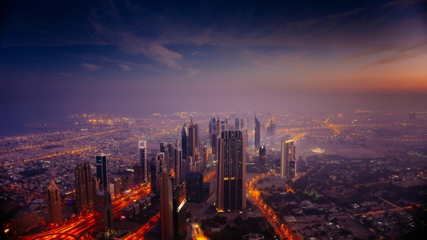 Dubai at sunrise