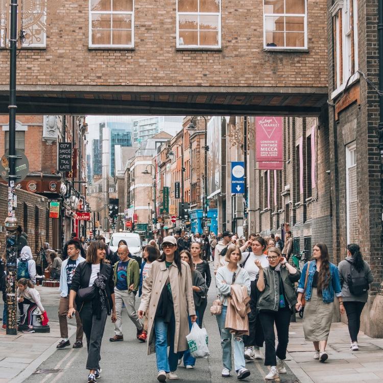 Hipsters are walking