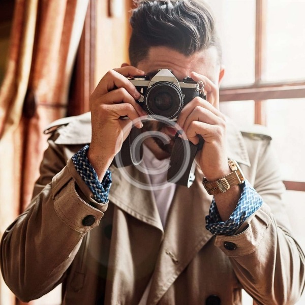 Man with a Camera - stock image